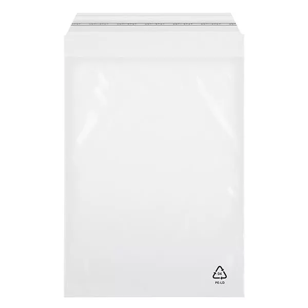 Påse med självhäftande flik (förpackning om 100) 120x230mm/60µm