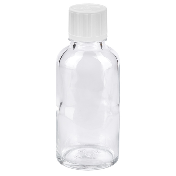 30 ml Droppflaska 1,2 mm vit Standardförslutning ClearLine UT18/30