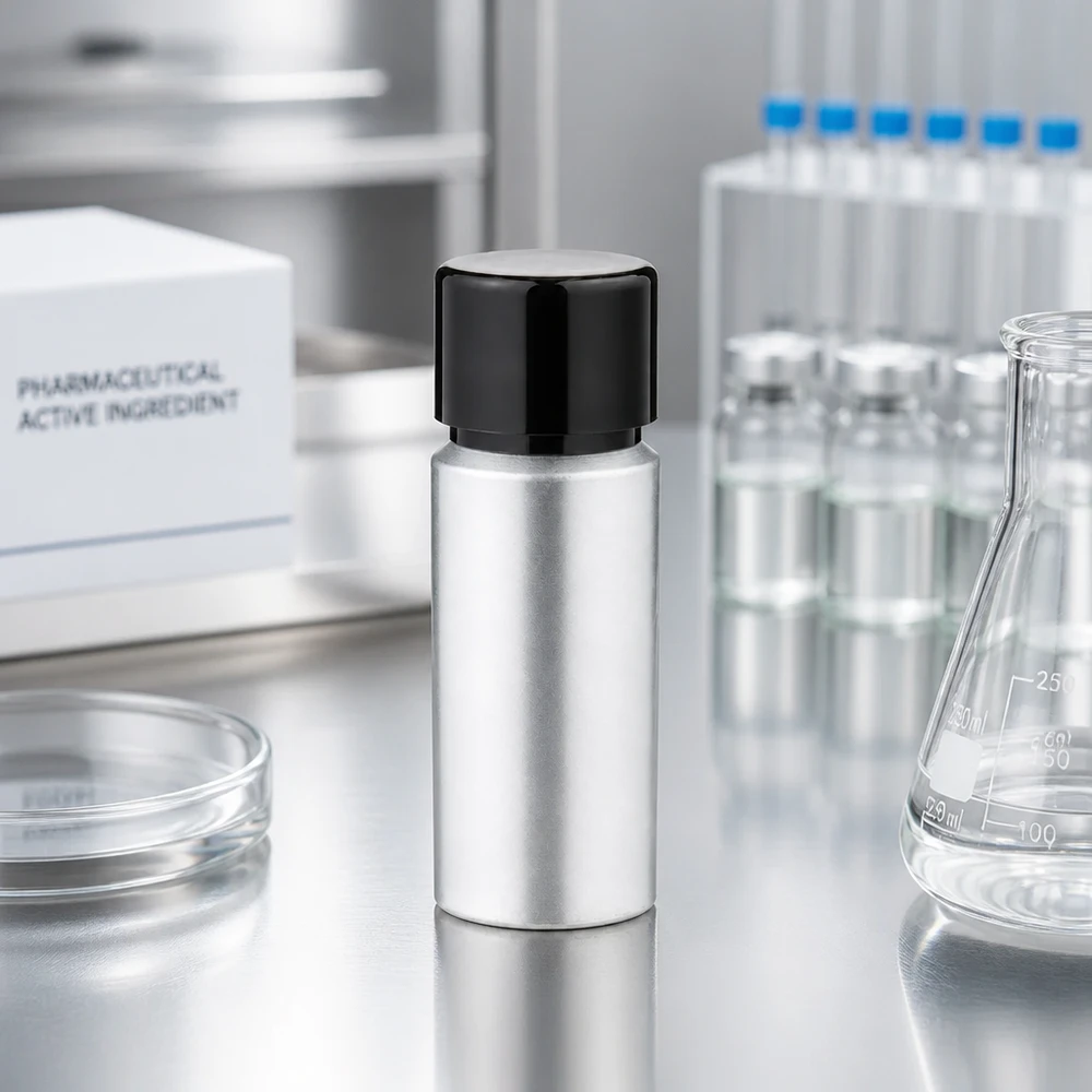 Kompakt 20 ml aluminiumflaska med skruvlock - perfekt för parfymer och dofter att ta med sig