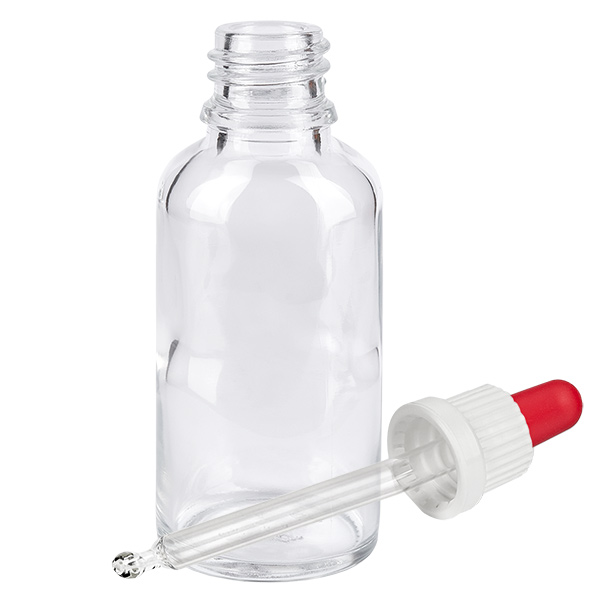 50 ml pipettflaska vit/röd med säkerhetsförslutning ClearLine UT18/50 50 ml pipettflaska vit/röd med säkerhetsförslutning ClearLine UT18/50