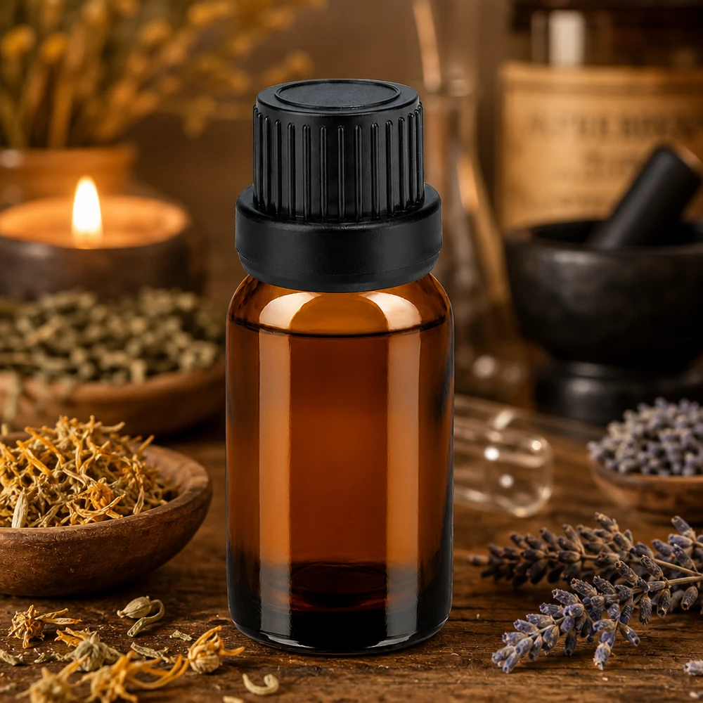 10ml flaska 11mm skruvkork svart sabotagesäker capII BrownLine UT18/10 Högkvalitativ 10 ml bärnstensfärgad glasflaska med svart skruvlock för professionella laboratorieapplikationer