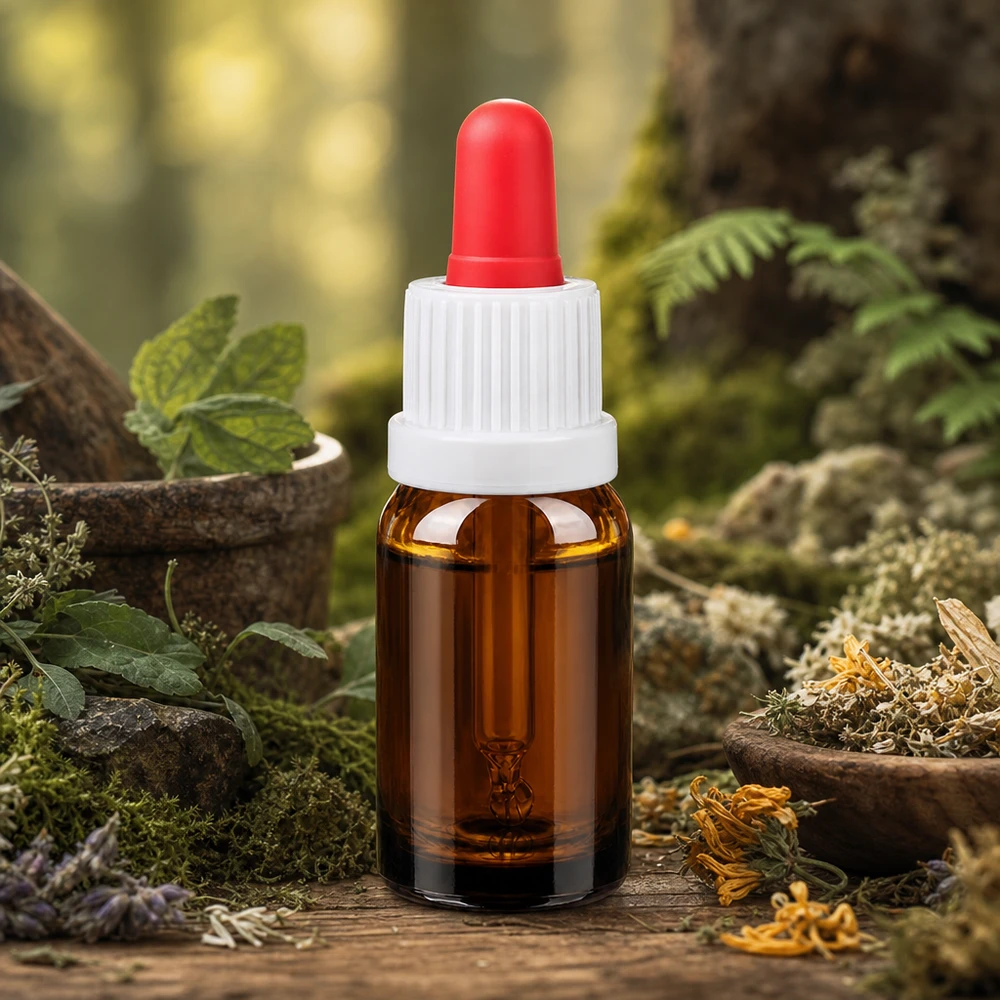 10 ml pipettflaska vit/röd med säkerhetsförslutning BrownLine UT18/10 10 ml pipettflaska BrownLine med vitt skruvlock och röd pipett för exakt applicering