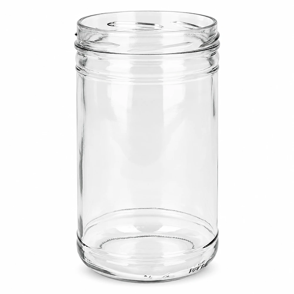 1053ml Krossade glasögon utan lock (TO100) UNiTWIST UNiTWIST-glas 1053ml TO100 konserveringsburk transparent tom utan lock för konservering och förvaring