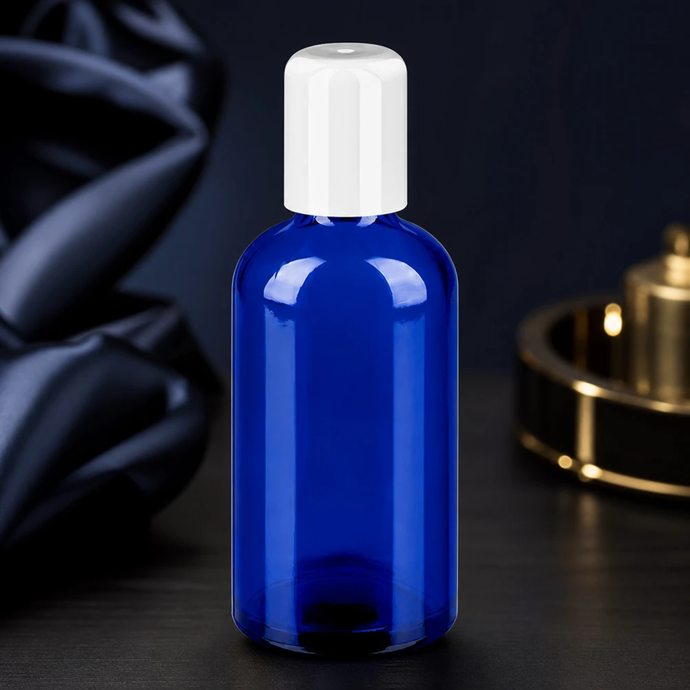 100 ml roll-on-flaska vit med standardkork BlueLine UT18/100