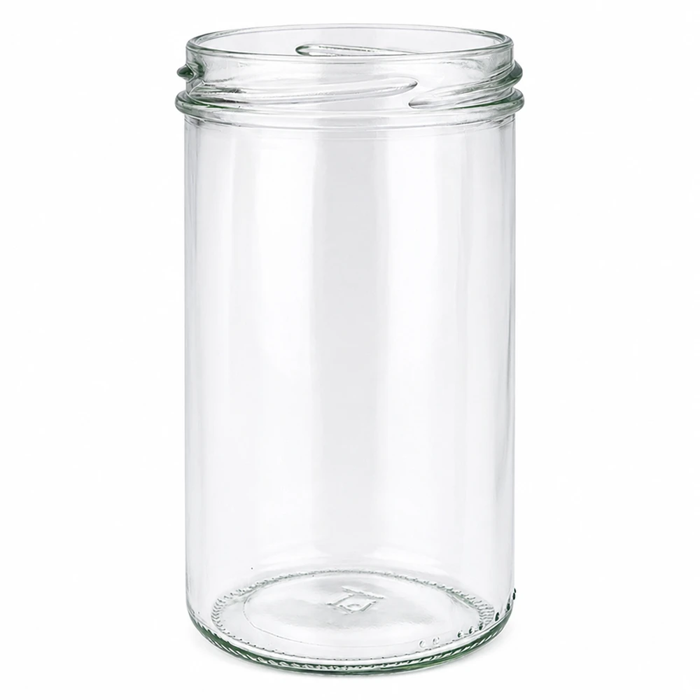 277ml Krossade glasögon utan lock (TO66) UNiTWIST UNiTWIST Sturz277 tumlare 277ml TO66 konserveringsburk transparent tom utan lock syltburk konserveringsburk