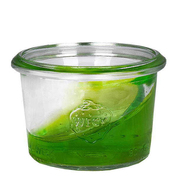 Set med 48 Weck-glas, 80 ml. Set med 48 Weck-glas, 80 ml.