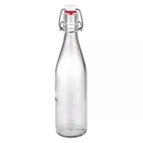500 ml glasflaska med svängbar topp PVC transparent tom dryckesflaska för fyllning