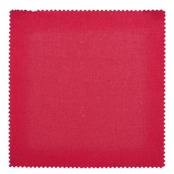 Material-servett, bordeaux, kvadratisk, 15 cm Bordeauxrotes Stoff Schmuckdeckchen 15x15cm Nahaufnahme zeigt edle Stoffstruktur und saubere Zackenkante