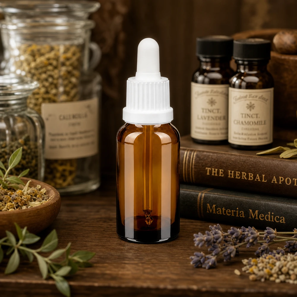 20 ml pipettflaska vit med säkerhetsförslutning BrownLine UT18/20 Kompakt 20 ml pipettflaska BrownLine med ergonomisk vit droppare för enkel hantering