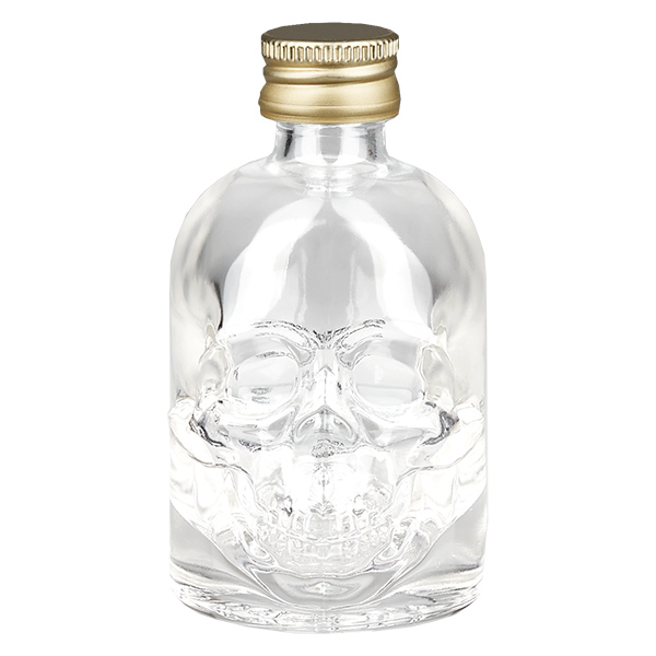 50 ml glasflaska Hector och skruvkork guld UNiTWIST®