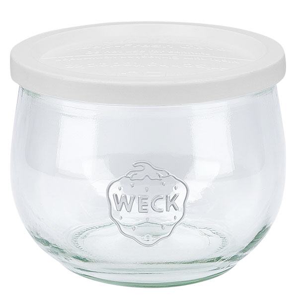 580ml tulpanburk med lock för färskhet WECK RR100