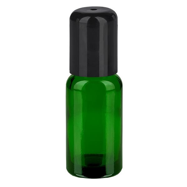 20ml roll-on flaska svart standardlock GreenLine UT18/20 20ml roll-on flaska svart standardlock GreenLine UT18/20