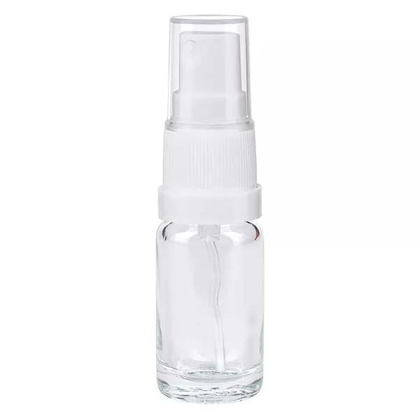 10ml Sprayflaska vit/transparent standardlock ClearLine UT18/10 10ml Sprayflaska vit/transparent standardlock ClearLine UT18/10