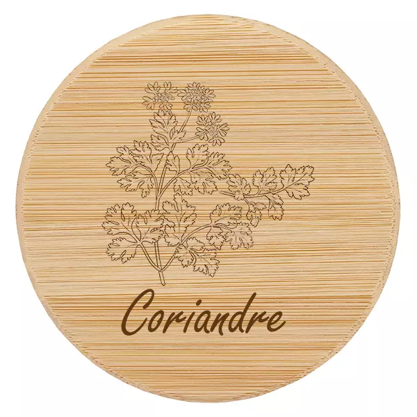 Couvercle i trä "Coriandre" till WECK RR60 Couvercle i trä "Coriandre" till WECK RR60