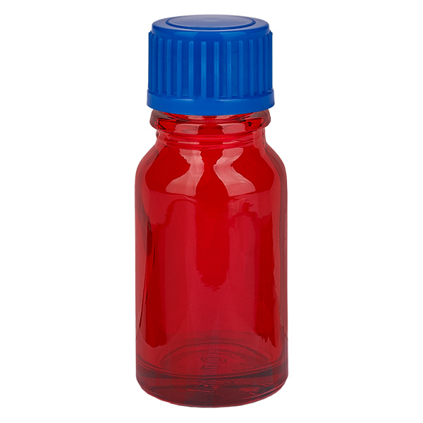 10ml flaska 11mm skruvkork blå standard RedLine UT18/10