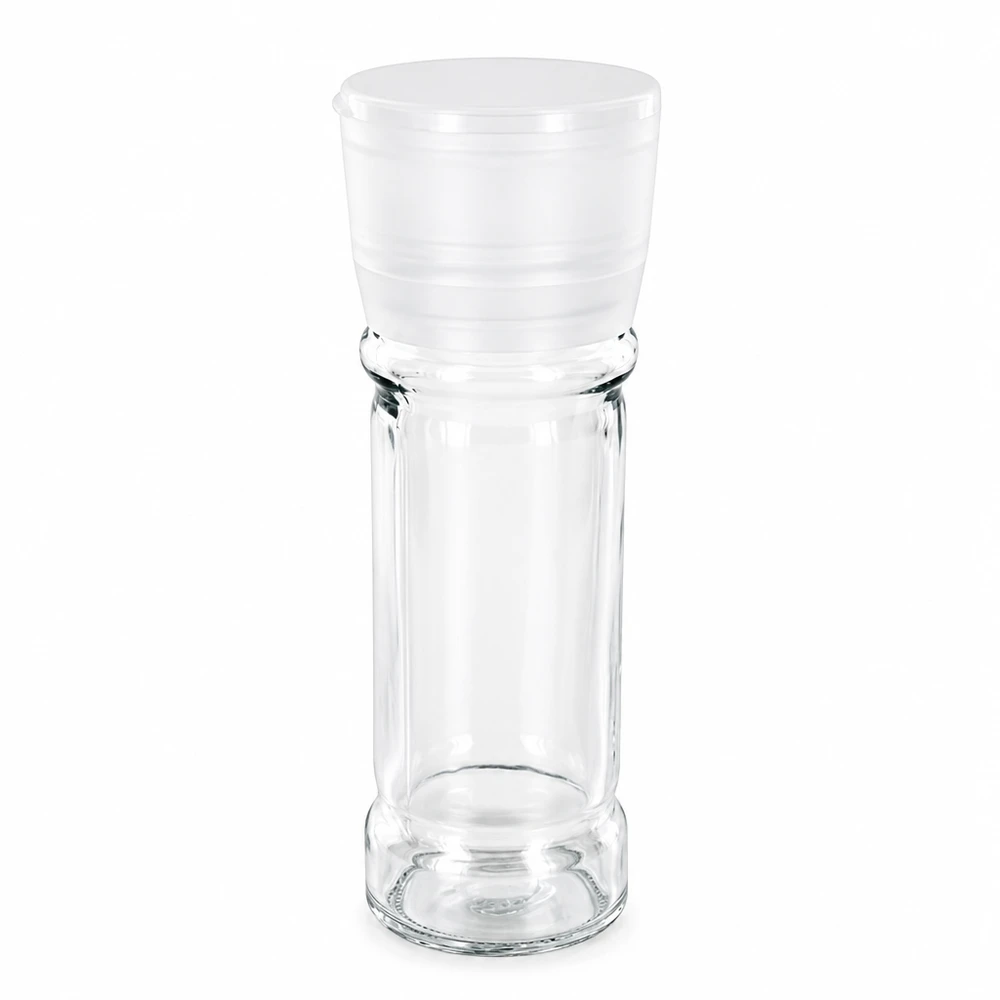 Salt- och kryddburk 100 ml med kvarn, Vario, vit Salt- och kryddburk 100 ml med kvarn, Vario, vit