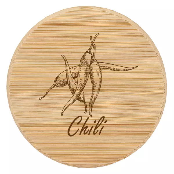Couvercle i trä "Chilli" till WECK RR60 Couvercle i trä "Chilli" till WECK RR60