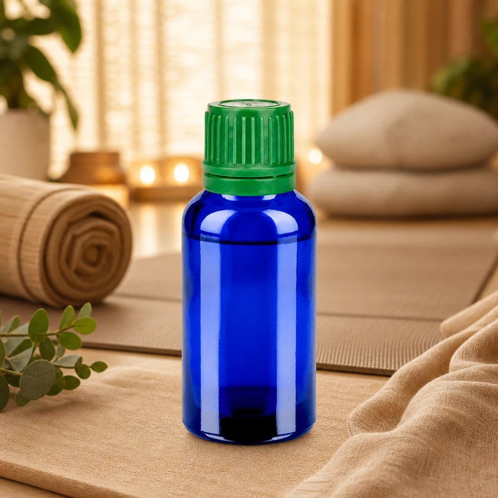 Kompakt 30 ml flaska med 11 mm öppning, perfekt för DIY-kosmetika och vårdprodukter