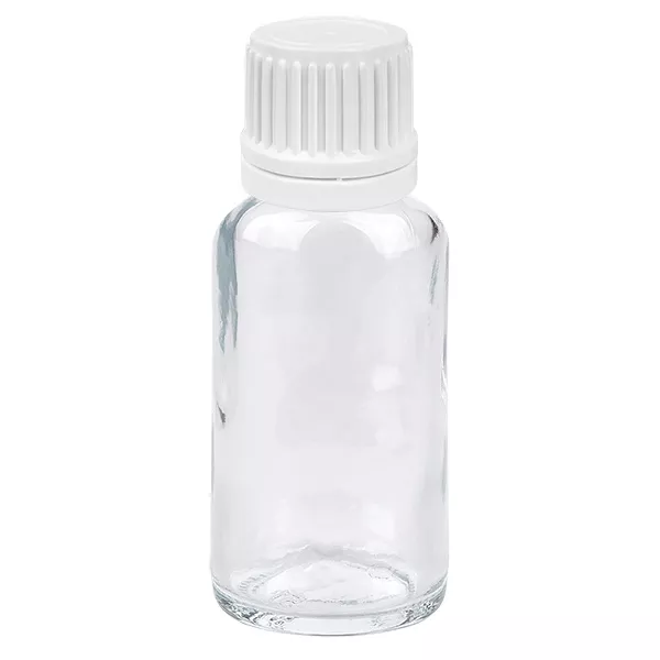 20ml Droppflaska 0.7mm vit med säkerhetsförslutning ClearLine UT18/20 20ml Droppflaska 0.7mm vit med säkerhetsförslutning ClearLine UT18/20