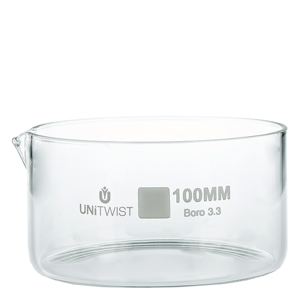 Kristallisationskärl ø100 mm, borosilikatglas UNiTWIST Kristallisationskärl ø100 mm, borosilikatglas UNiTWIST