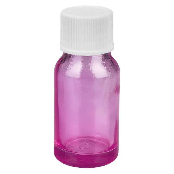 10ml flaska 11mm skruvkork vit standard PurpleLine UT18/10