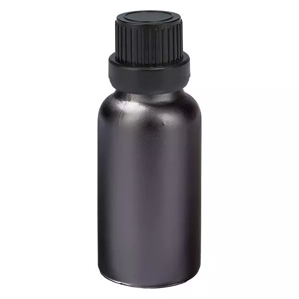 20ml flaska 11mm skruvkork svart standard BlackLine UT18/20 20ml flaska 11mm skruvkork svart standard BlackLine UT18/20