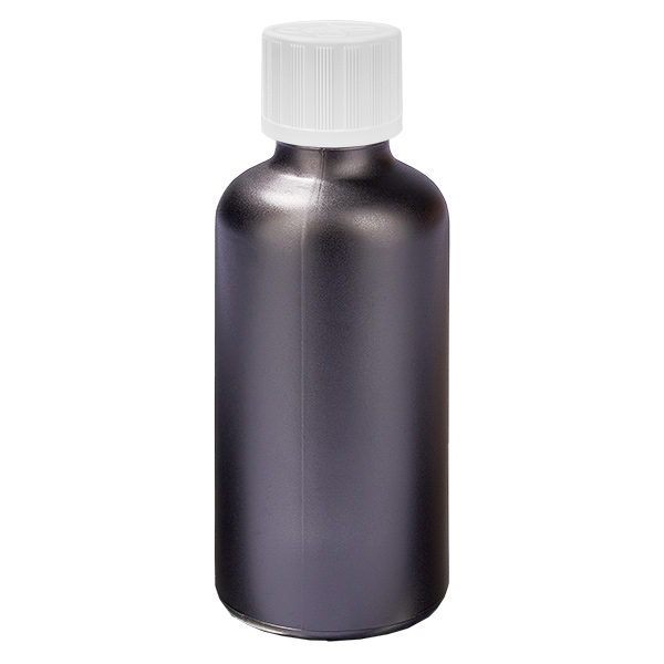 50ml flaska 11mm skruvkork vit Standard säkerhetsförslutning BlackLine UT18/50 50ml flaska 11mm skruvkork vit Standard säkerhetsförslutning BlackLine UT18/50