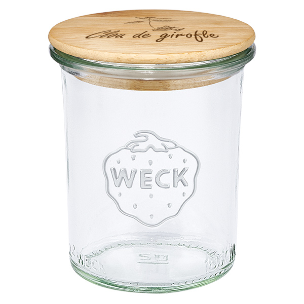 Trälock Clou de girofle med WECK-glas med fot 1 Trälock Clou de girofle med WECK-glas med fot 1