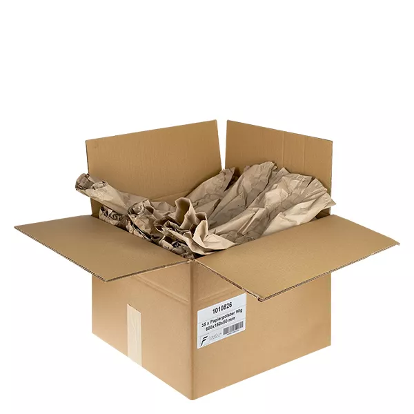 Pappersfyllnadsmaterial (35 rör) 600x150x50mm Pappersfyllnadsmaterial (35 rör) 600x150x50mm