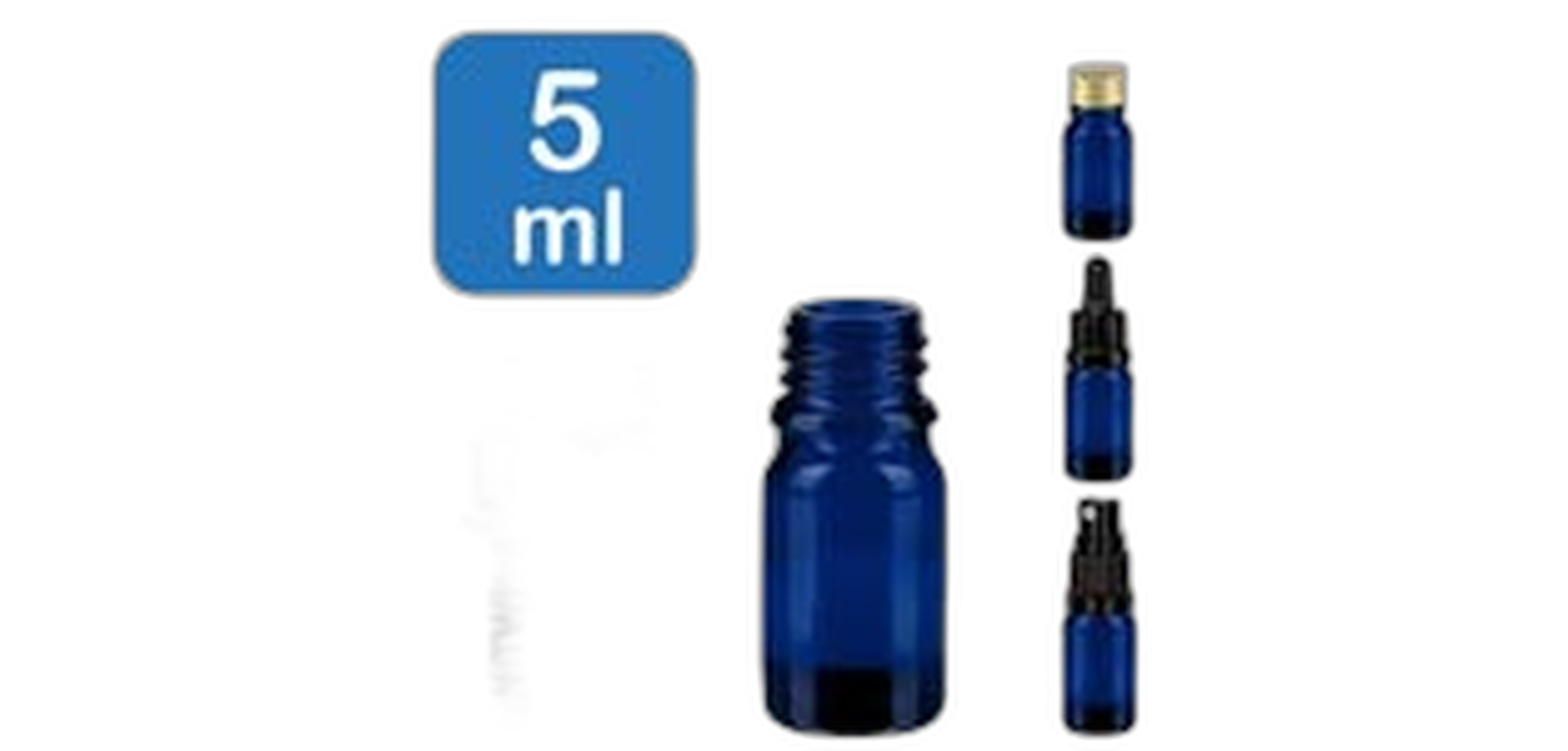 Apoteksflaskor BlueLine 5 ml UT18