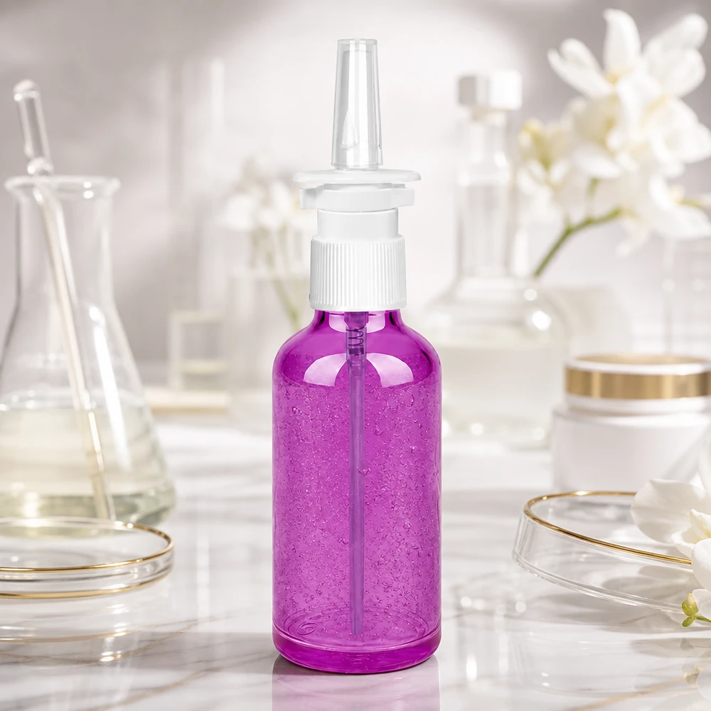 Premium 50 ml nässprayflaska med ergonomisk design i lila för bekväm hantering