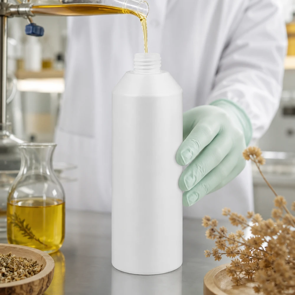 Apoteksflaska HDPE 250ml vit, utan lock Apoteksflaska 250 ml, HDPE, vit, utan lock, för användning i professionella laboratoriemiljöer