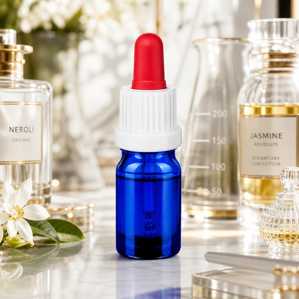 5ml pipettflaska vit/röd med säkerhetsförslutning BlueLine UT18/5 Premium BlueLine pipettflaska 5ml i blått med ergonomisk design för professionella applikationer