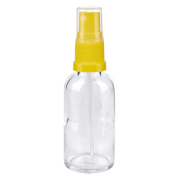 30ml Sprayflaska gul/transparent standardlock ClearLine UT18/30 30ml Sprayflaska gul/transparent standardlock ClearLine UT18/30