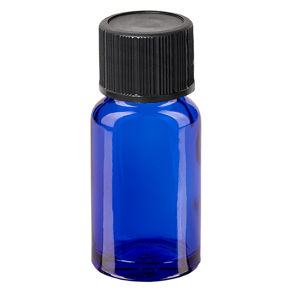 10 ml droppflaska 1mm svart standardlock BlueLine UT18/10