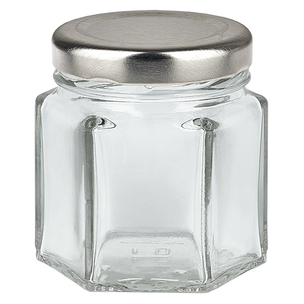 47 ml hexa burk med lock BasicSeal silver UNiTWIST