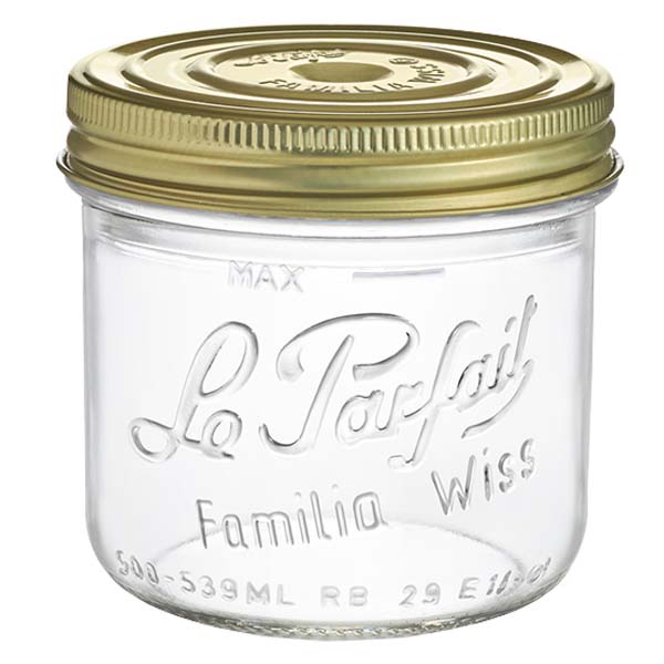 Le Parfait® Familia Wiss 500 g Ø100 mm burk
