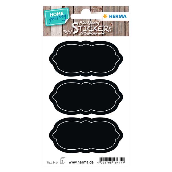 "Moln"-etiketter för svarta tavlan (6 klistermärken)