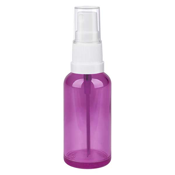 50ml sprayflaska vit/transparent Standard PurpleLine UT18/50