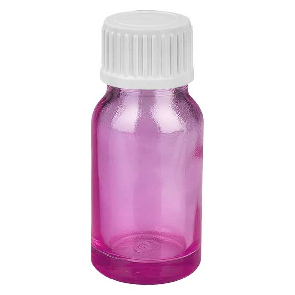 10ml droppflaska 0,9mm vit standard PurpleLine. UT18/10