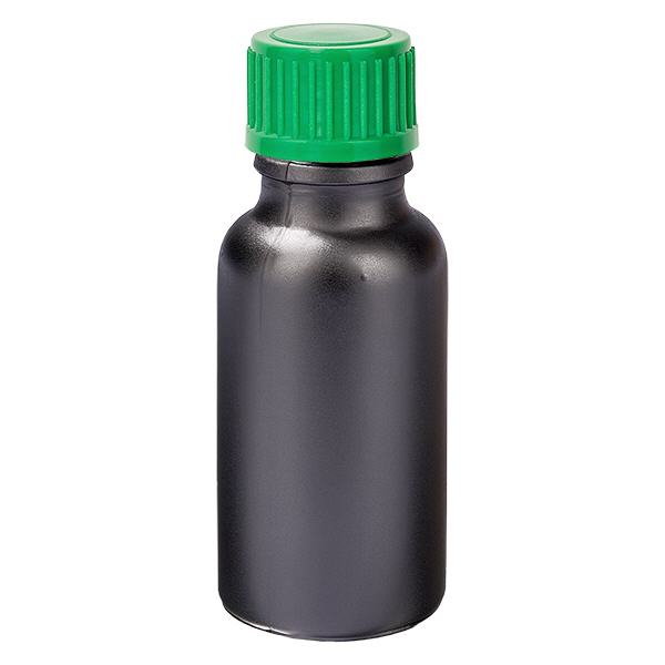 20ml Droppflaska 0,8mm grön standardförslutning BlackLine UT18/20