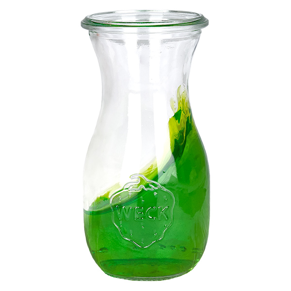 Set med 24 Weck-burkar 290 ml juiceflaska Set med 24 Weck-burkar 290 ml juiceflaska