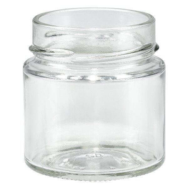 135ml rund glasburk utan lock (TO58deep) UNiTWIST