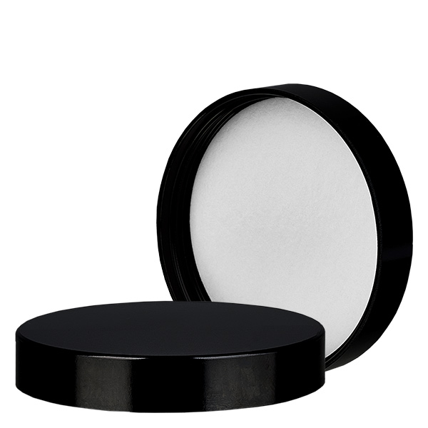 Bakelitskruvlock svart, gänga 63mm/R3 ApoGlas