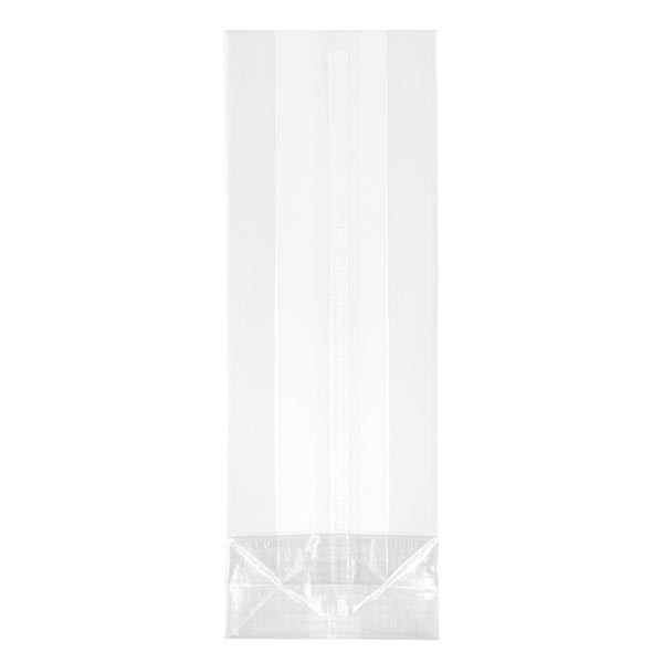 Bottenpåsar med förseglad söm (förpackning om 100) 55x210mm/40µm