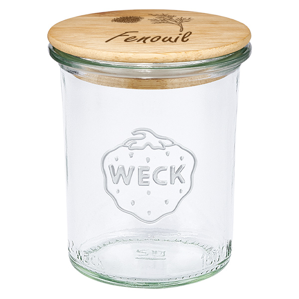 Trälock Fenouil med WECK-träbas 160 ml Trälock Fenouil med WECK-träbas 160 ml