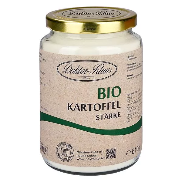 Ekologisk potatisstärkelse 610g Doktor-Klaus noWaste Ekologisk potatisstärkelse 610g Doktor-Klaus noWaste