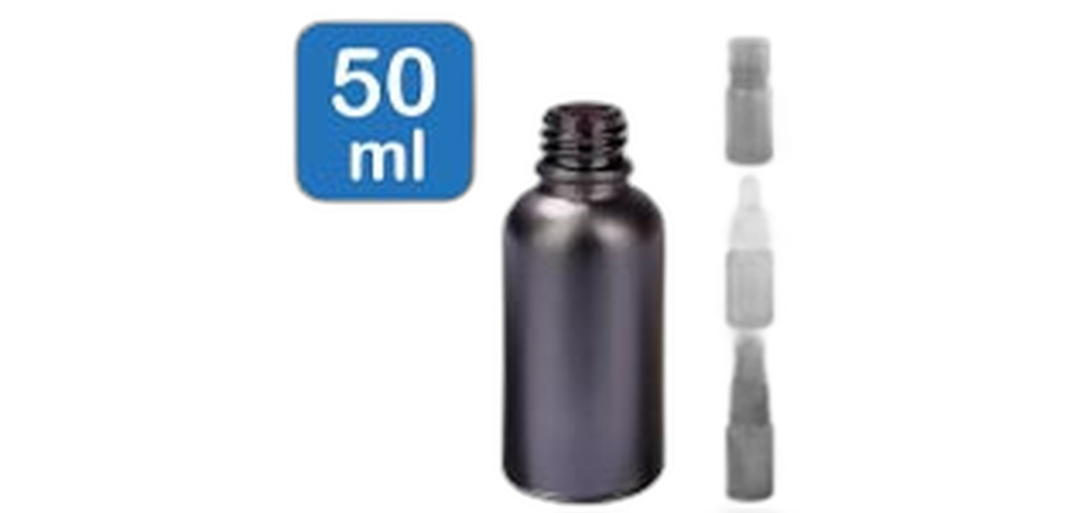 Apoteksflaskor BlackLine 50 ml UT18