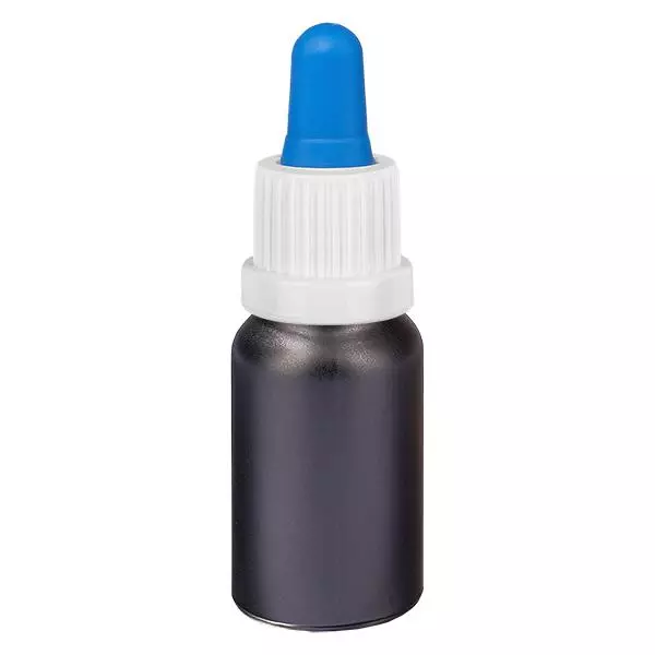 10 ml pipettflaska vit/blå med säkerhetslock BlackLine UT18/10 10 ml pipettflaska vit/blå med säkerhetslock BlackLine UT18/10