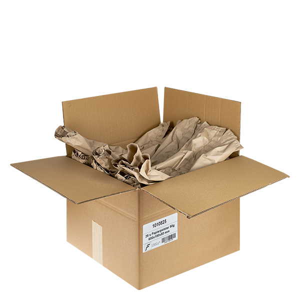 Pappersfyllnadsmaterial (25 rör) 600x150x50mm Pappersfyllnadsmaterial (25 rör) 600x150x50mm